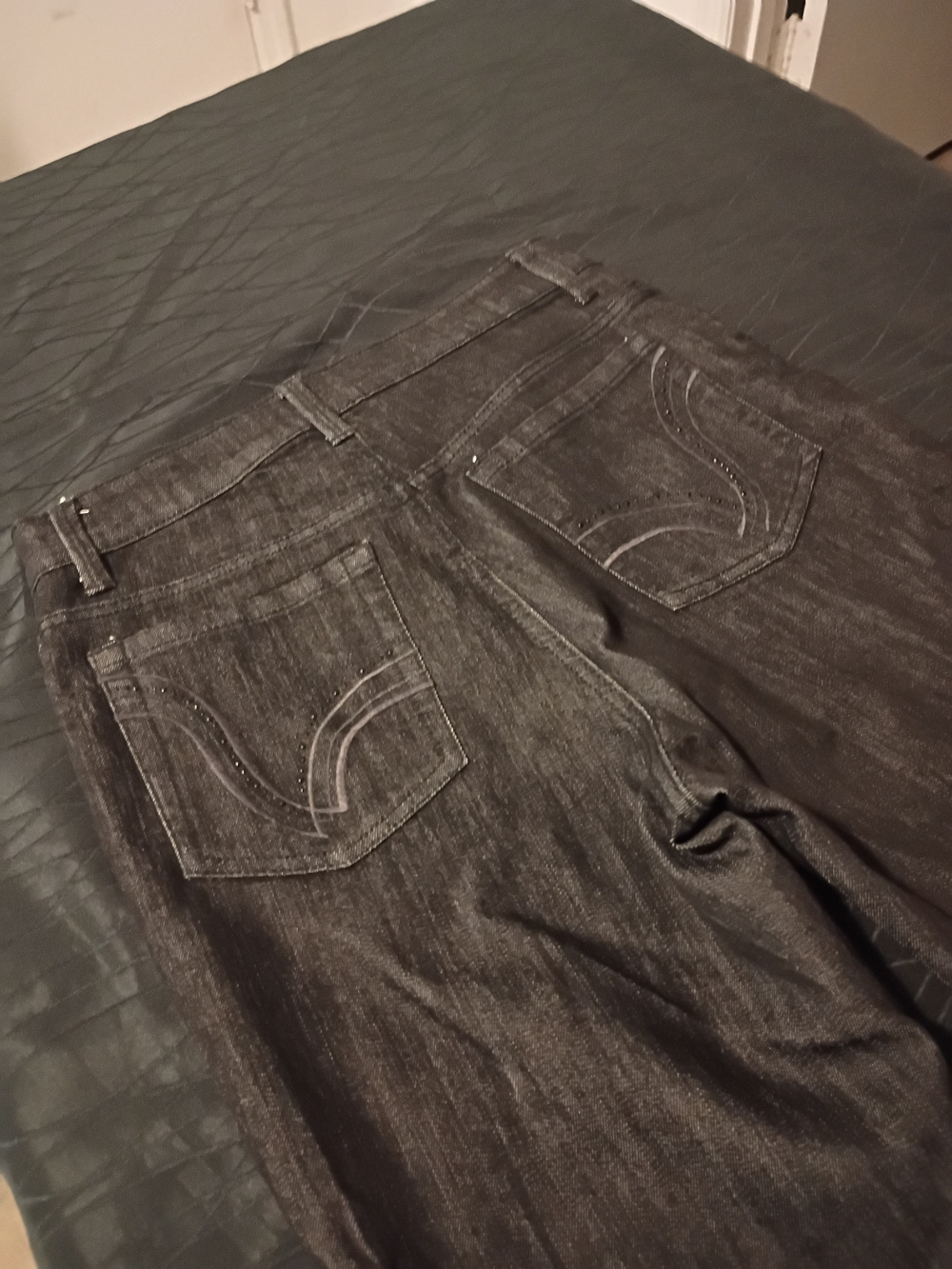 Gloria Vanderbilt Black Women's Jeans with Purple Label - Picture 4 of 7